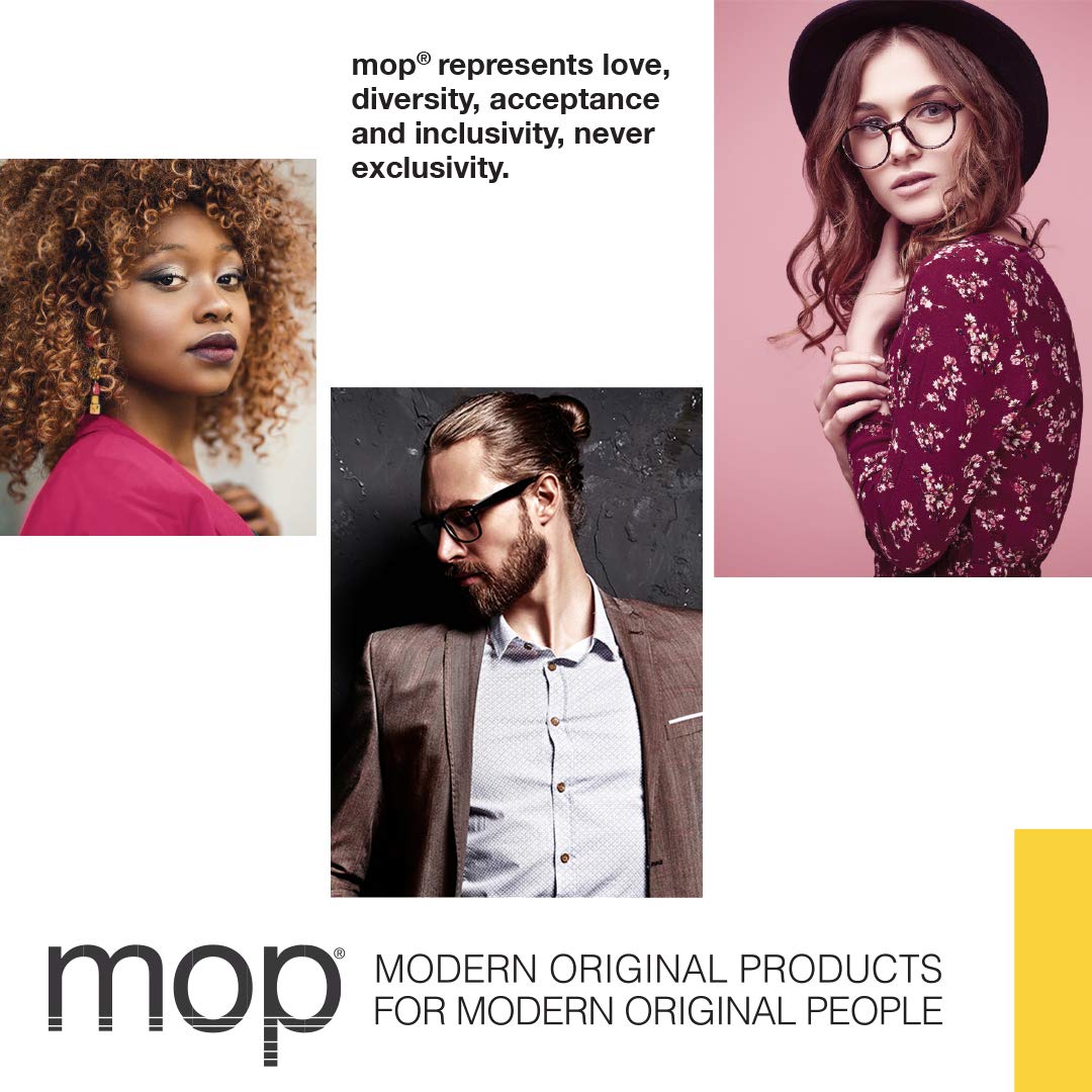 MOP Basil Mint Firm Hold Clay, 2 Oz., Long Lasting Hold, Definition, Textured Matte Finish For All Hair Types