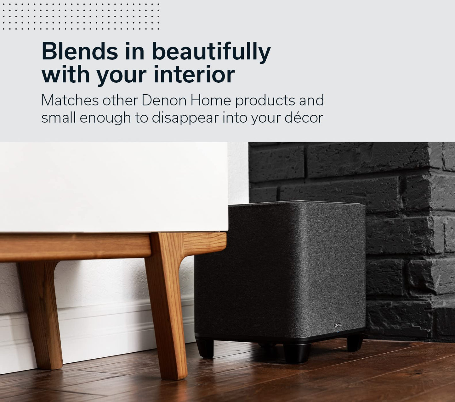 Denon Home Sound Bar 550 + Wireless Subwoofer Bundle (HEOS Built-in) – Dolby Atmos 3D Audio, Wi-Fi/Bluetooth Streaming, Alexa, AirPlay 2, & Multi-Room Support