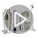 Btuqbu Cocktail Shaker Set with Arcylic Stand, Mixology Bartender Kit for Drink Mixing | Mixology Set with 7 Bar Set Tools...