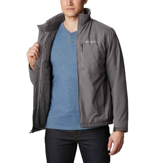 Columbia Men's Northern Utilizer II Jacket, City Grey, Small