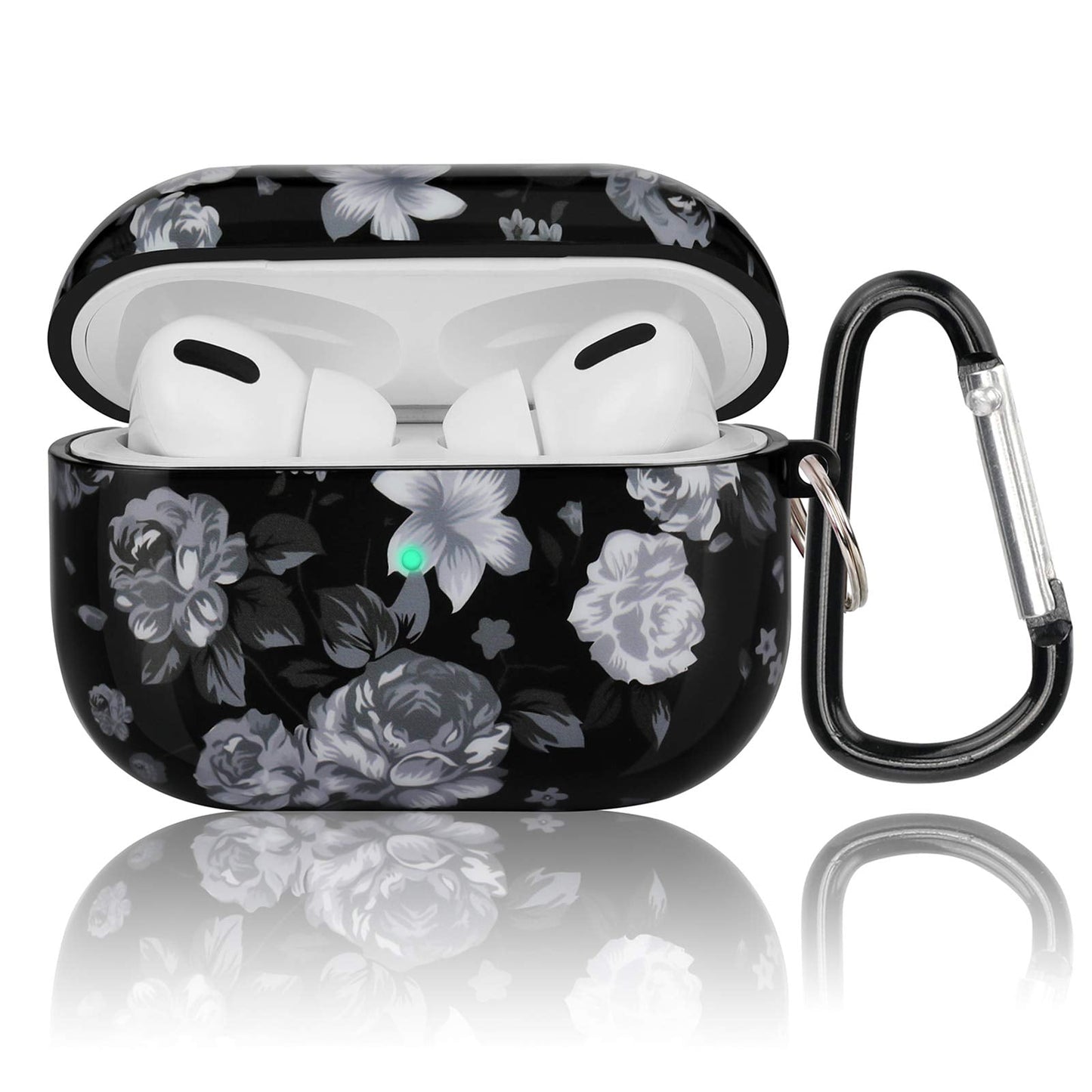 KOREDA AirPods Pro 2nd/1st Generation Case - Protective Hard Cover for Girls Women Men with Keychain for Airpods Pro 2nd/1st Gen-New