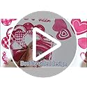 GULWAT 123 PCS Valentines Day Window Clings Decorations, 9 Sheets Red Pink Heart Happy Valentines Window Decals for Home O...