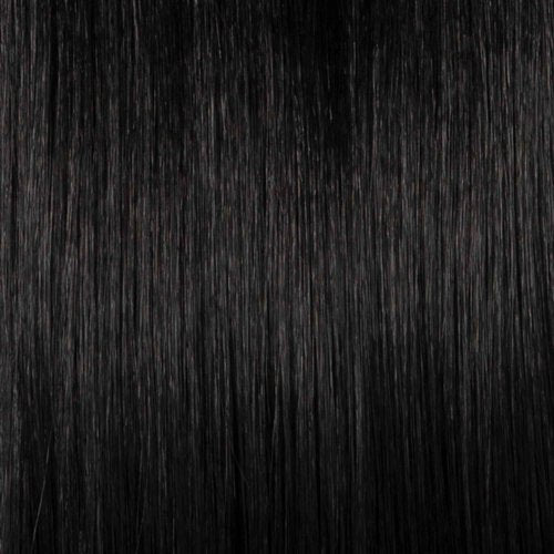 Kim Kimble 18" Wavy Waves Headband Wig, Long Layered Hair With Black Headband and Comb Clip, 3/4 Cap - Average Cap Size, MC1 Caviar
