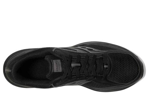 Saucony Men's Cohesion 17, Black/Black/Black, 11