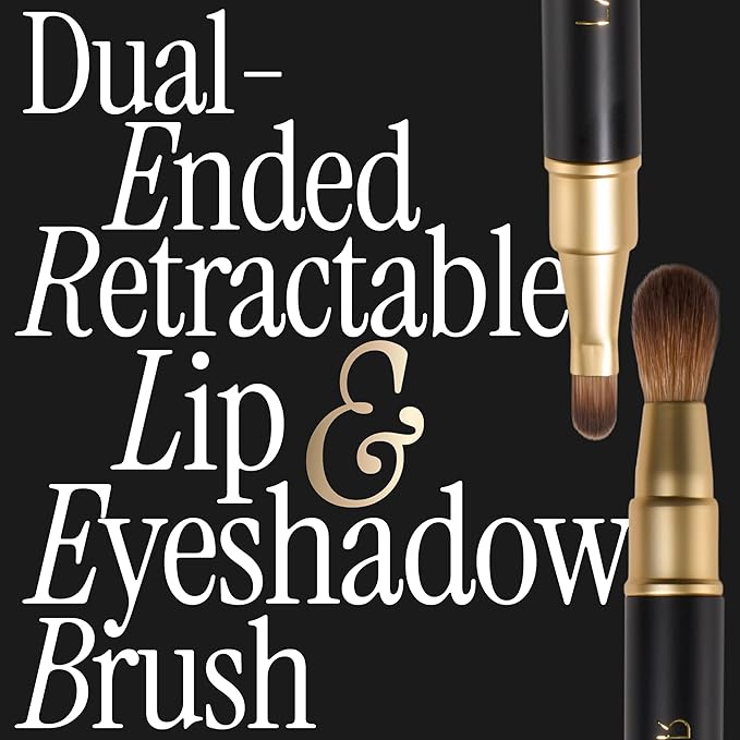 LAURA GELLER NEW YORK Dual-Ended Retractable Lip + Eyeshadow Brush