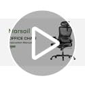 Marsail Ergonomic Mesh Office Chair High Back Home Office Desk Chair with Adaptive Lumbar Support, 2D Headrest, 3D Flip-Up...