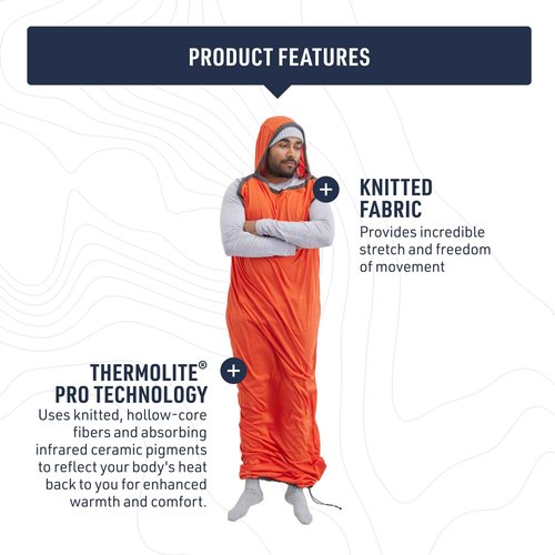 Sea to Summit Reactor Sleeping Bag Liner, Extreme Compact (78 x 31.5)