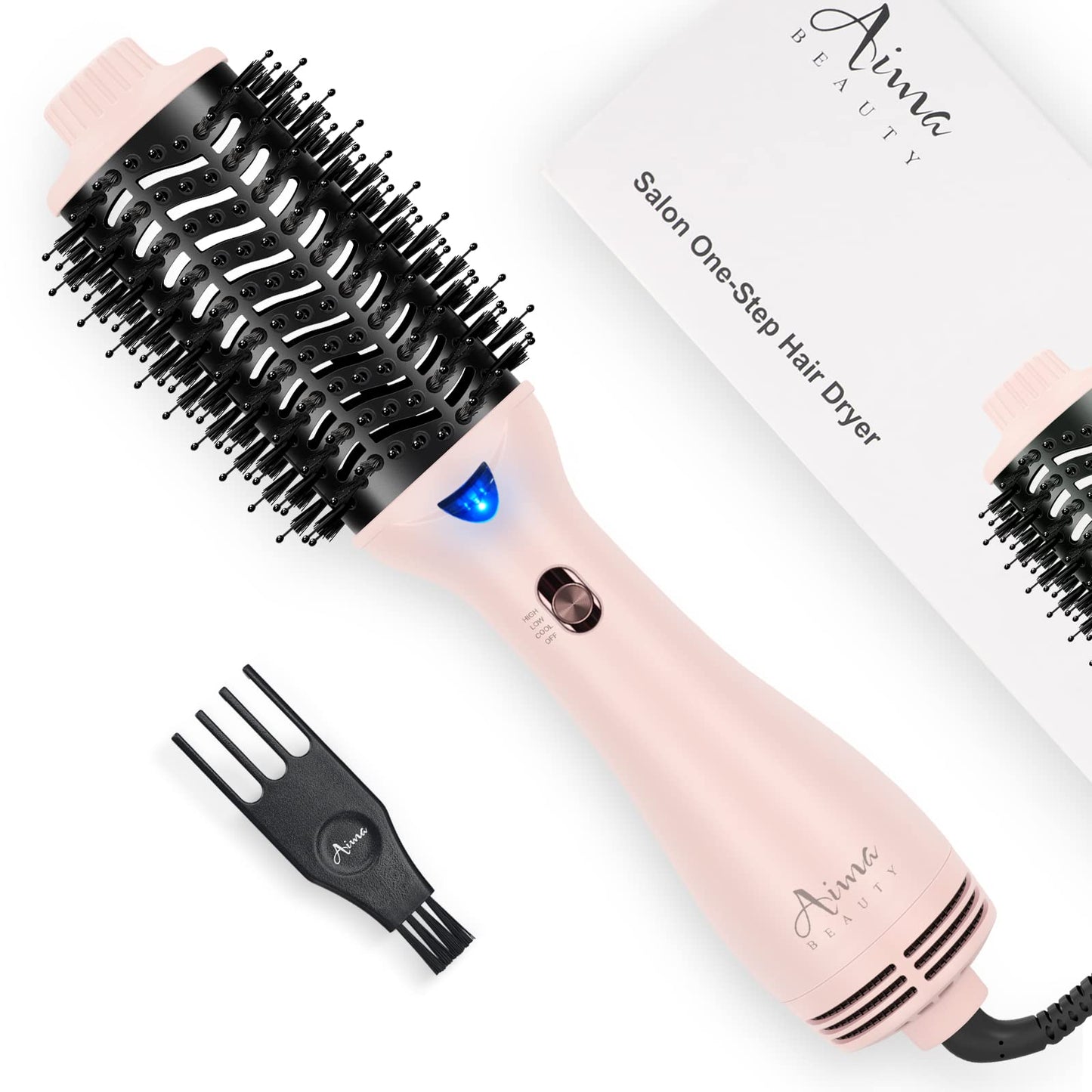 Hair Dryer Brush, Aima Beauty One Step Hair Dryer and Styler Volumizer with Negative Ion for Reducing Frizz and Static, Hair Sty