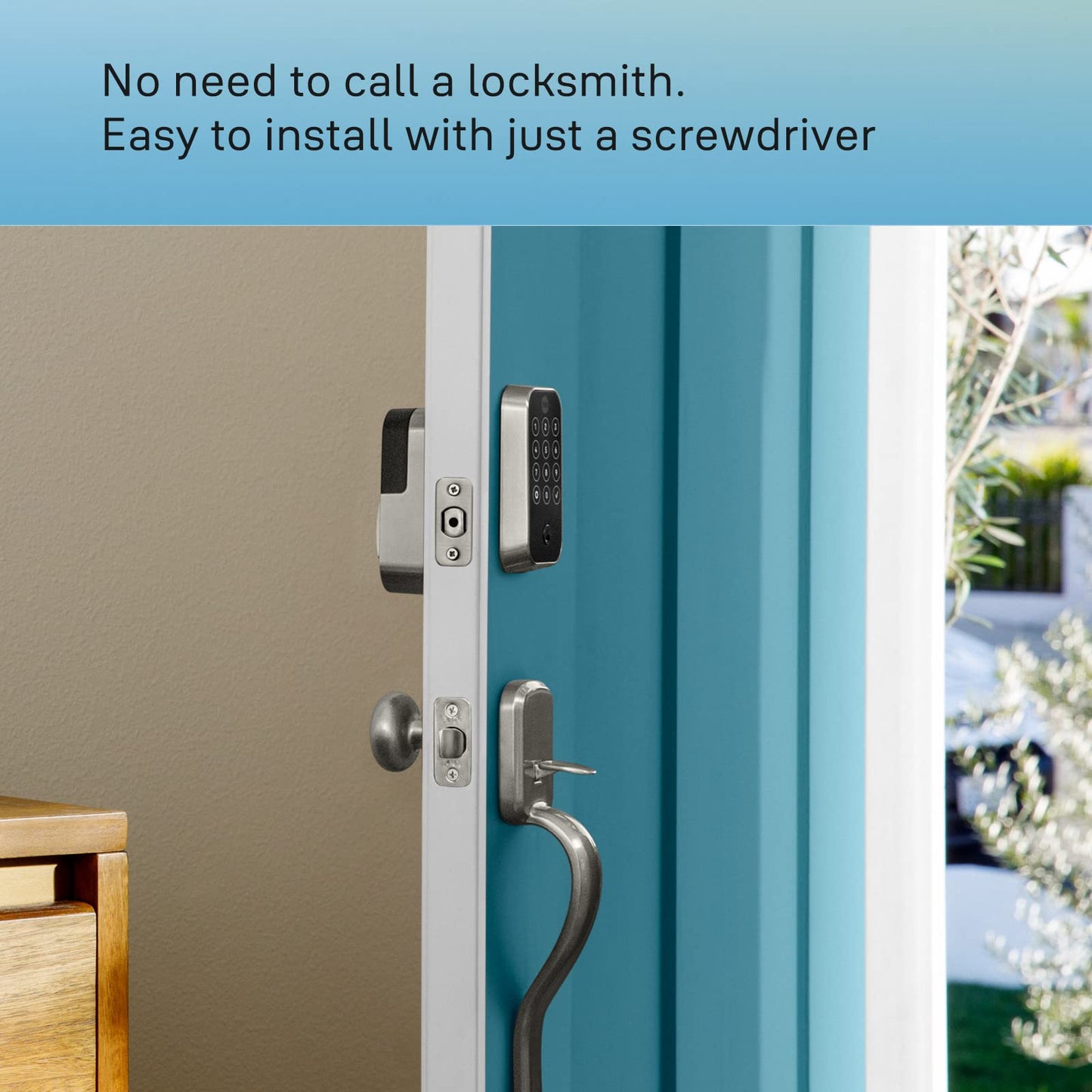 Yale Assure Lock 2 Keypad with Bluetooth and Valdosta Lever in Black Suede