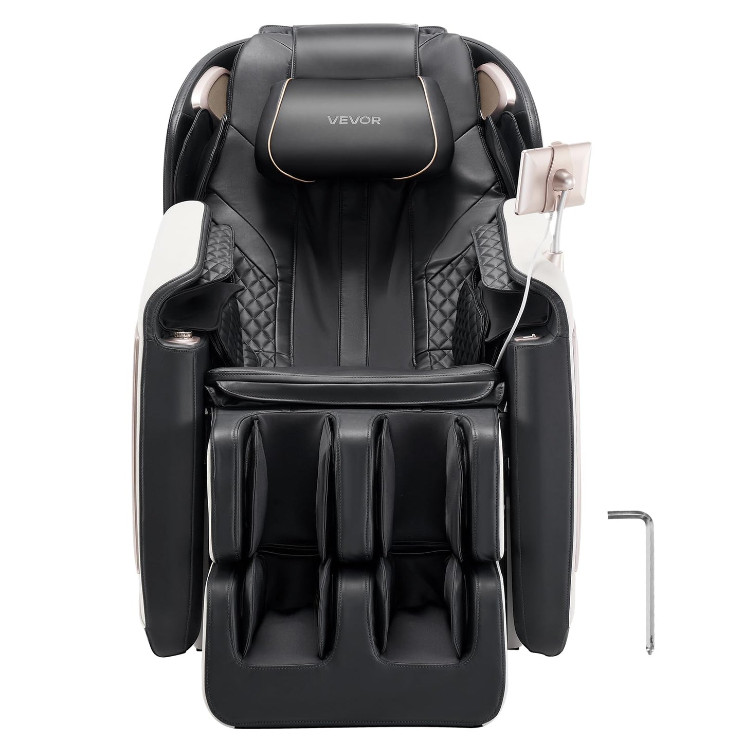 VEVOR Full Body Massage Chair, 3D Zero Gravity Recliner with SL Track, 18 Auto Modes, Heat, Foot Rollers, Armrest Control, LCD Display, 36 Airbags, Retractable Footrest