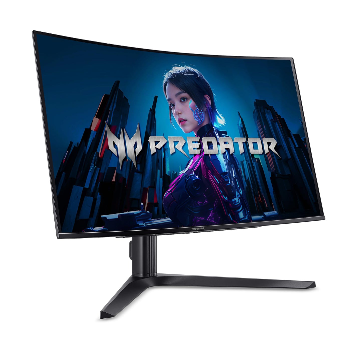 Acer Predator X32 | 31.5" UHD 3840 x 2160 Quantum Dot OLED 1700R Curved Gaming Monitor | AMD FreeSync Premium | 240Hz | 0.03ms | 1000nits @ HDR 3% | DCI-P3 99% | USB Type-C, 2 x DP 1.4 & 2 x HDMI 2.1