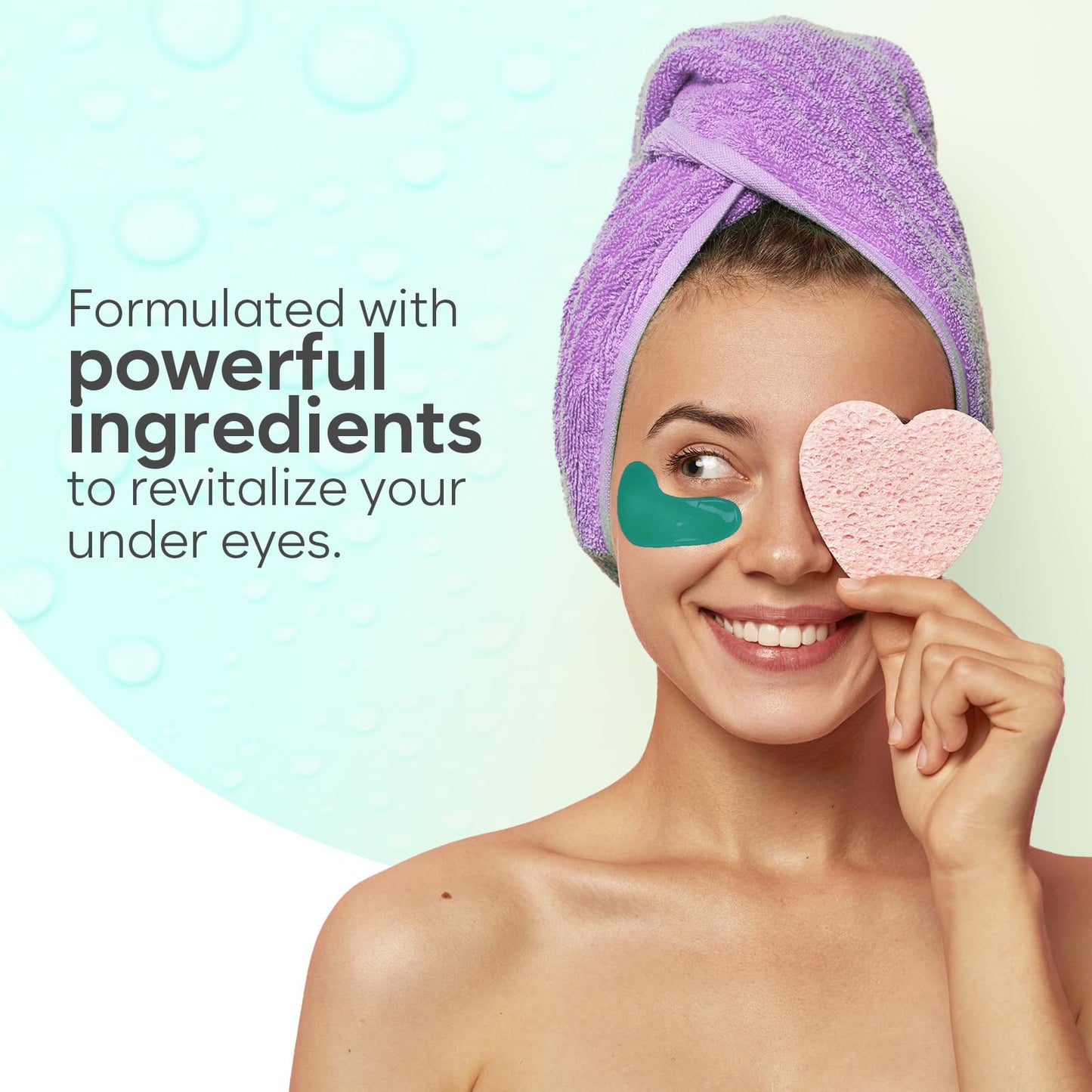 Aloe Vera Under Eye Patches (30 PAIRS), For Puffy Eyes and Dark Circles, Under Eye Mask with Hyaluronic Acid & Hydrolyzed Collag
