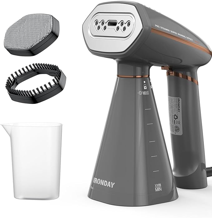 1200W Garment Steamer, 350ml Detachable Water Tank,Auto Shutoff, Portable Steamerfor Home Travel