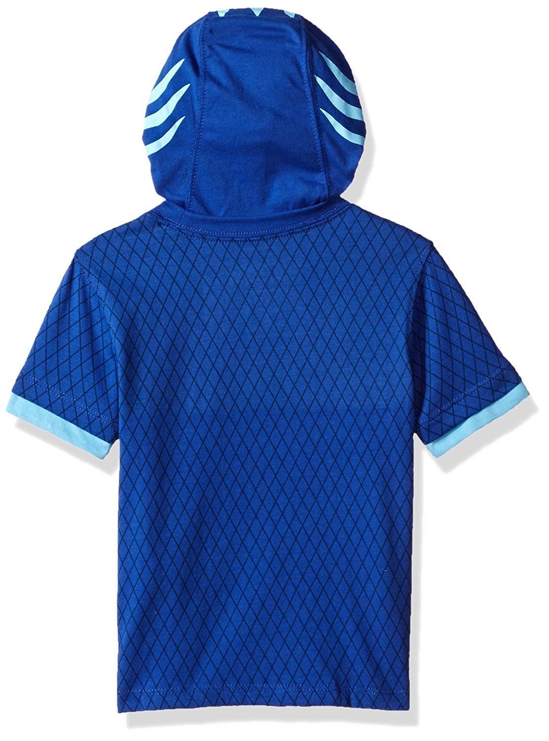 PJ Masks Boys' Toddler Gekko and Catboy Hoodie, Blue Short Sleeve, 4T