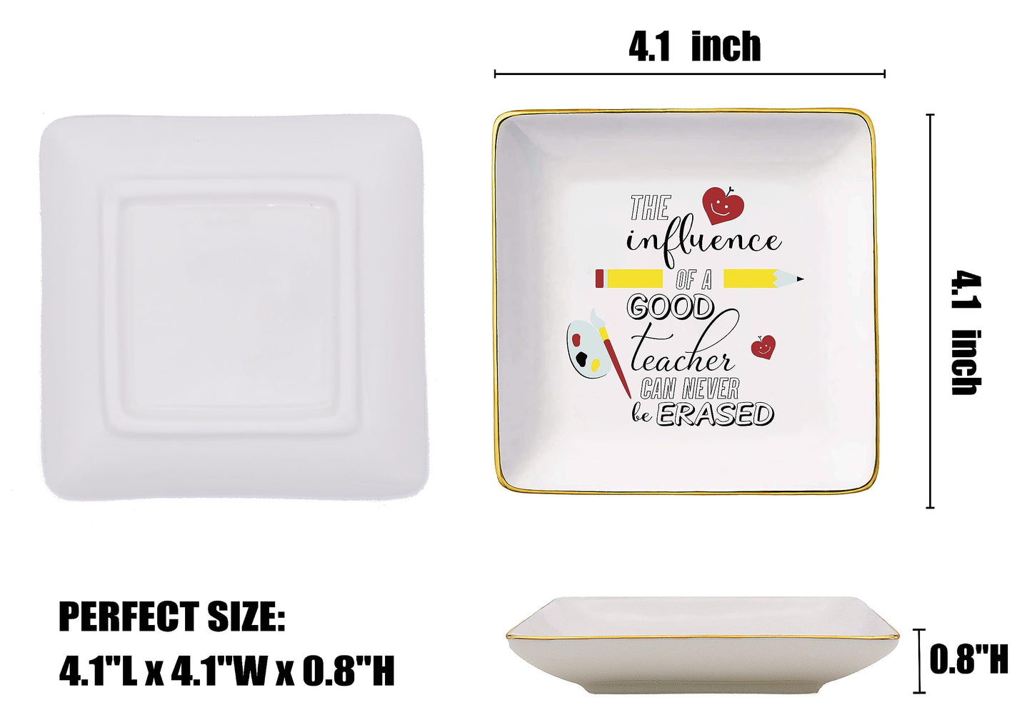 Topthink The influence of A Good Teacher Can Never Be Erased-Teachers Appreciation Week Gifts - Thanksgiving Birthday Christmas