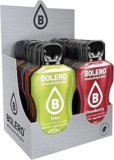 BOLERO Sugar-Free Drink Mix - 64 Variety Fruit Flavored Packets | 64 Travel Ready Hydration Sachets | Zero Sugar, Low Calo...