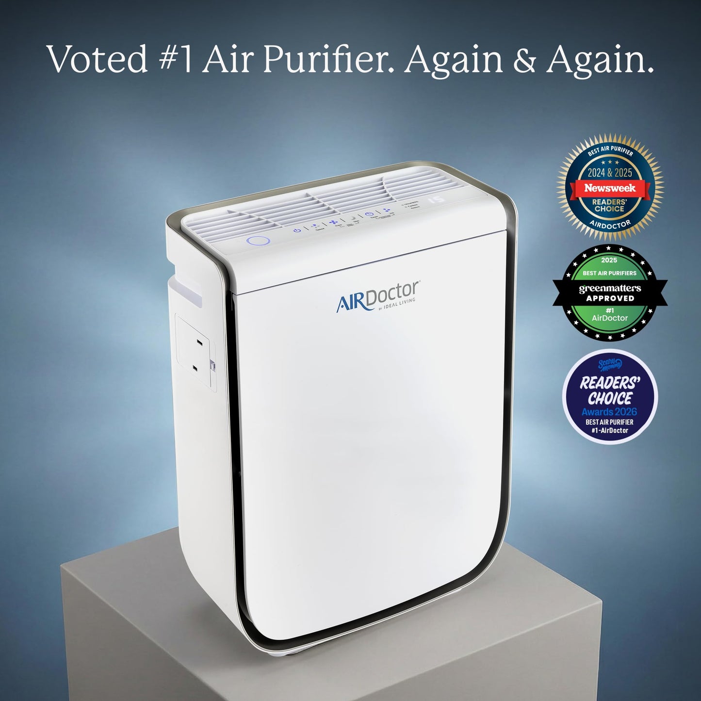 AIRDOCTOR AD2000 Air Purifier. Designed to Reduce Gases and VOC’s (volatile organic compounds) including MMA and formaldehyde. Premium Carbon Filtration. Removes Allergens, Smoke, Dust, and Mold.