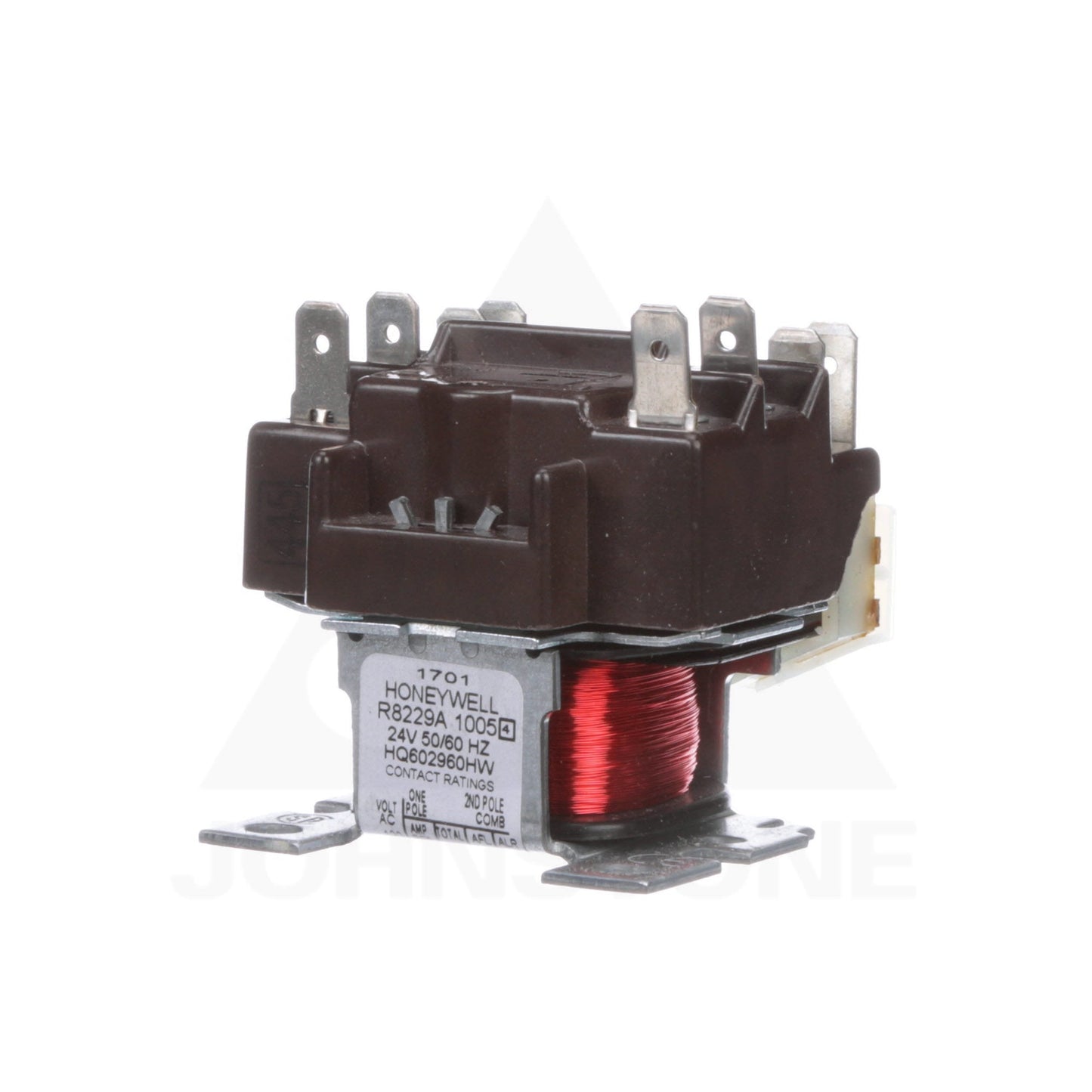 Honeywell Inc. R8229A1005 Electric Heat Relay 24 Vac DPST-New