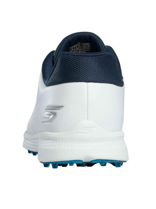 Skechers Tempo Spikeless Waterproof Lightweight Golf Shoe White/Navy/Blue