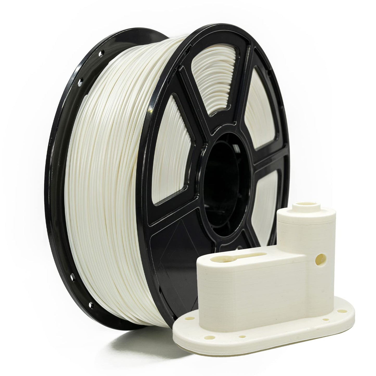FLASHFORGE ASA Filament 1.75mm Natural, 3D Printer Filament 1kg (2.2lbs) Spool, Dimensional Accuracy +/- 0.02mm, Durable, High U