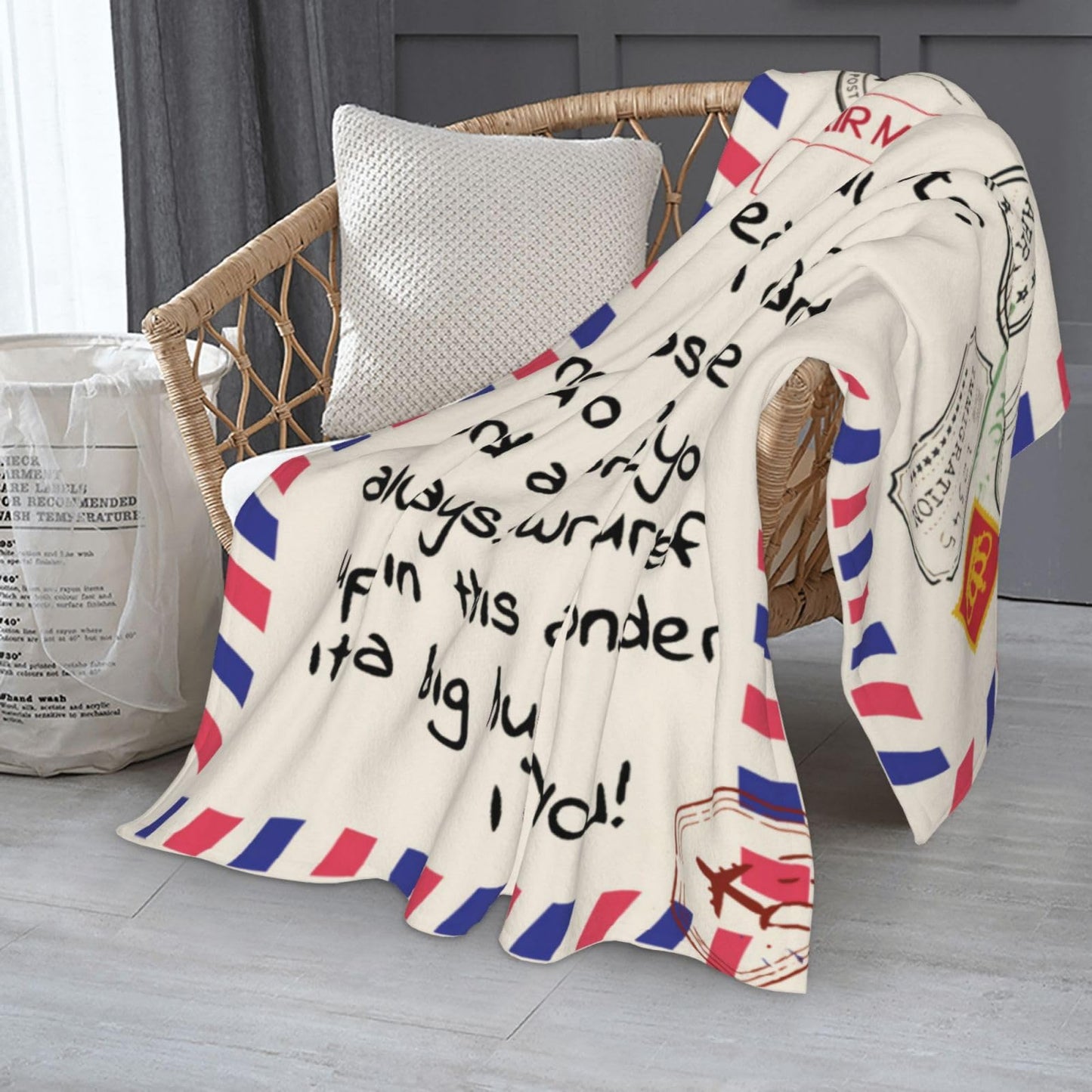 Gifts Blanket to Wife from Husband, Anniversary Birthday Gifts for Wife, Presents for Wife Mother's Day,Christmas, Valentines, Soft Flannel Throw Blanket Bed Wife Blanket Gift(50‘’x60'')