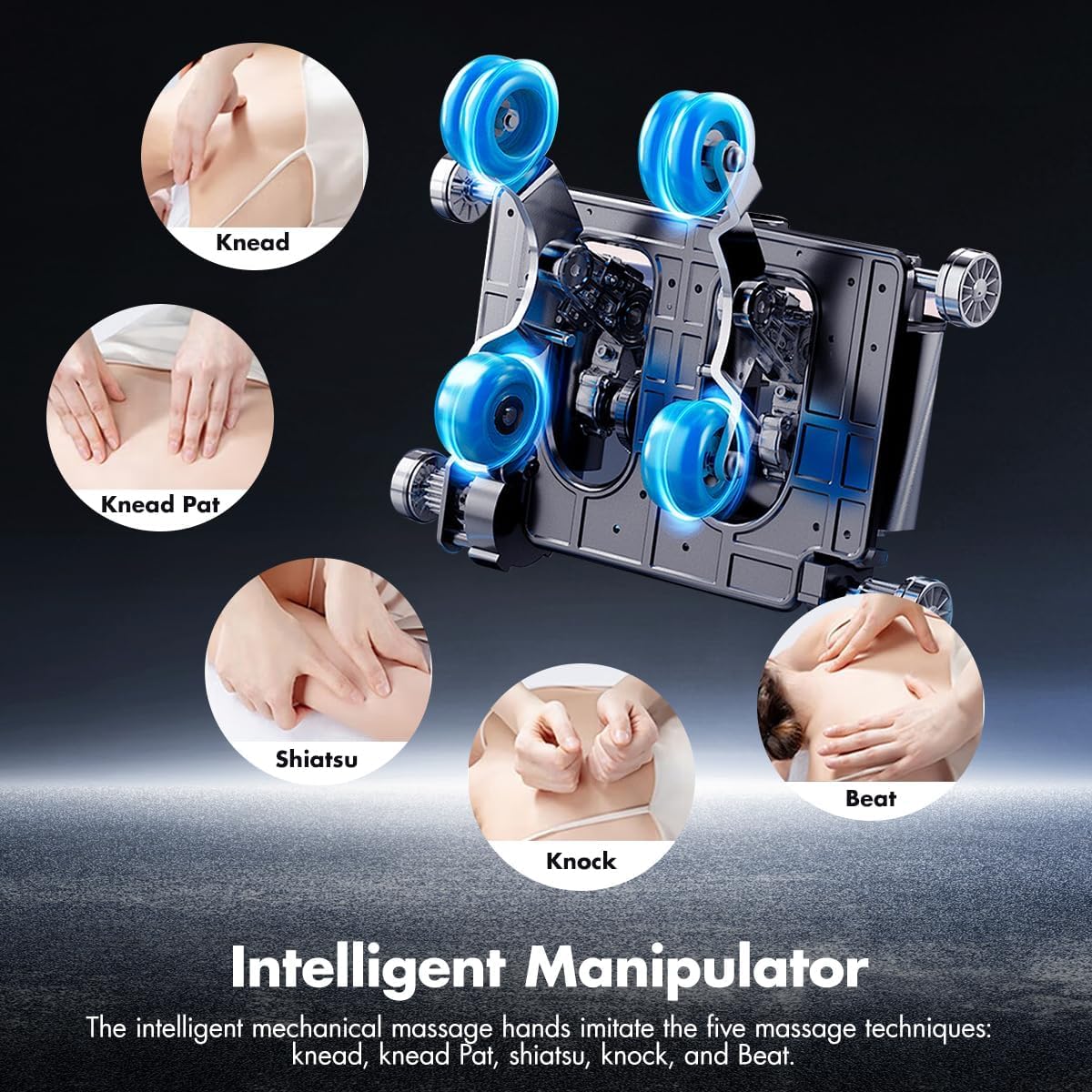 micmi Massage Chair Full Body, 4D Zero Gravity Massage Chair Recliner with Airbags SL-Track Shiatsu Massage, 12 Auto Modes, Back Heating, Touch Screen Controller