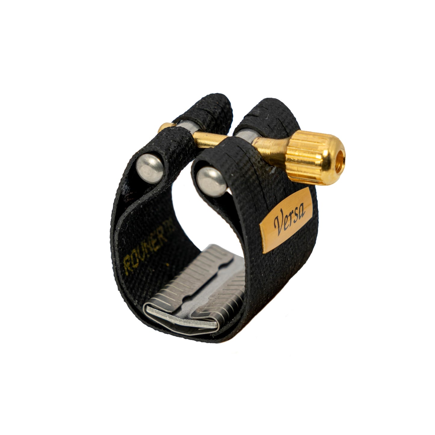 Rovner Ligature & Plastic Cap for Tenor Standard Saxophone - Versa Ligature for Hard Rubber Mouthpiece (V-2R)