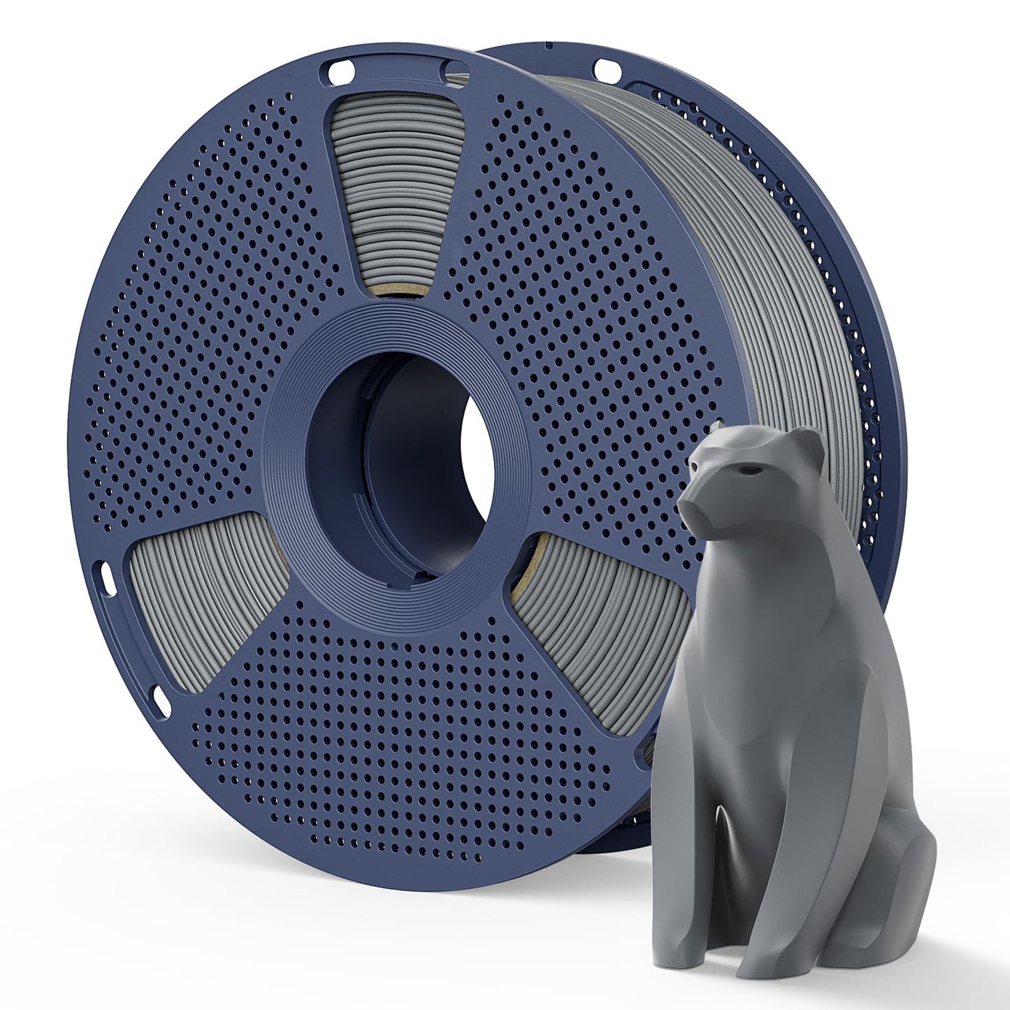 Matte PLA Filament 1.75mm, 1kg(2.2lbs) SUNLU 3D Printer Filament, Smooth Matte Finish, Less Brittle, Reduced Layer Line Appearan