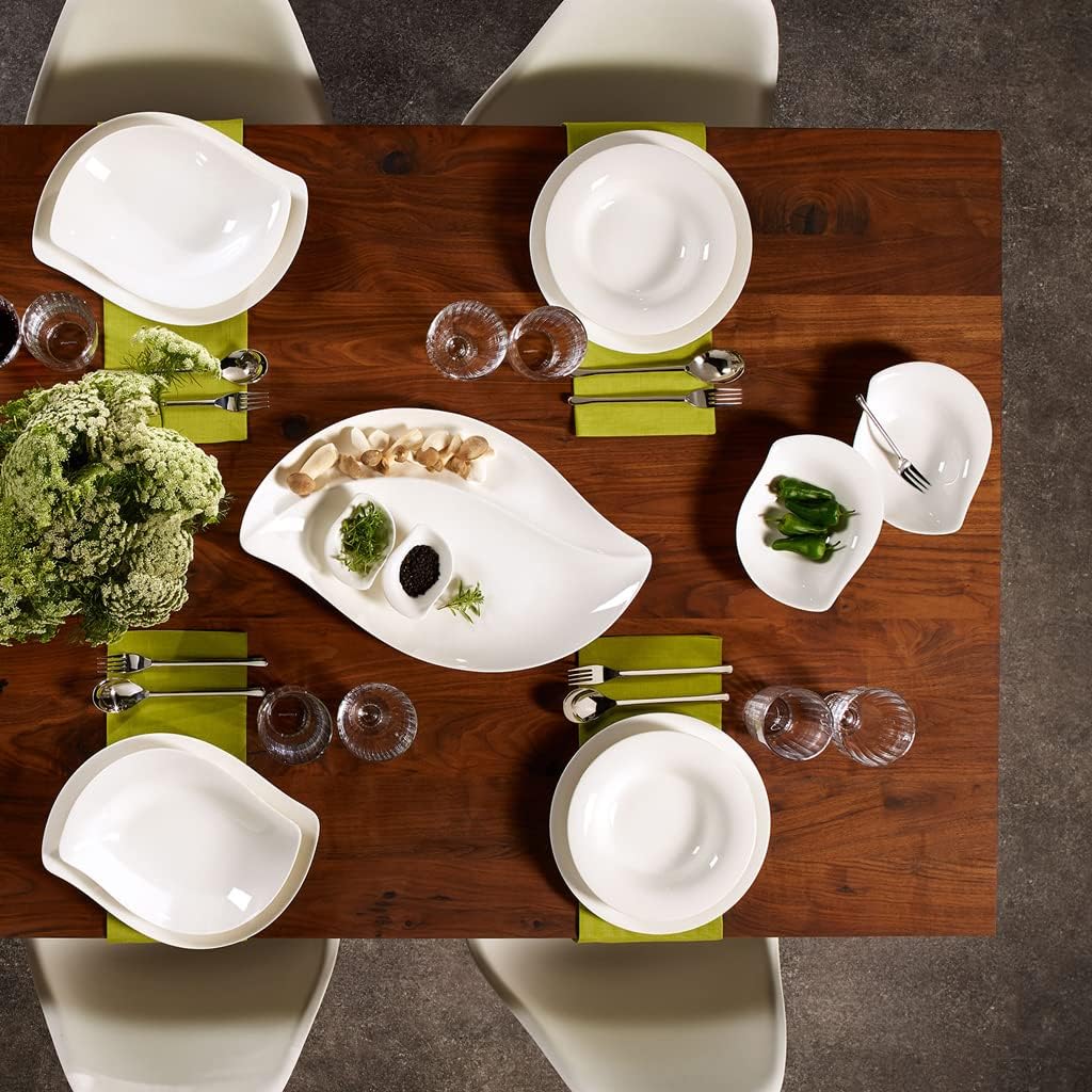 Villeroy & Boch New Cottage Basic Dinner Plate, 10.5 in, Premium Porcelain, White