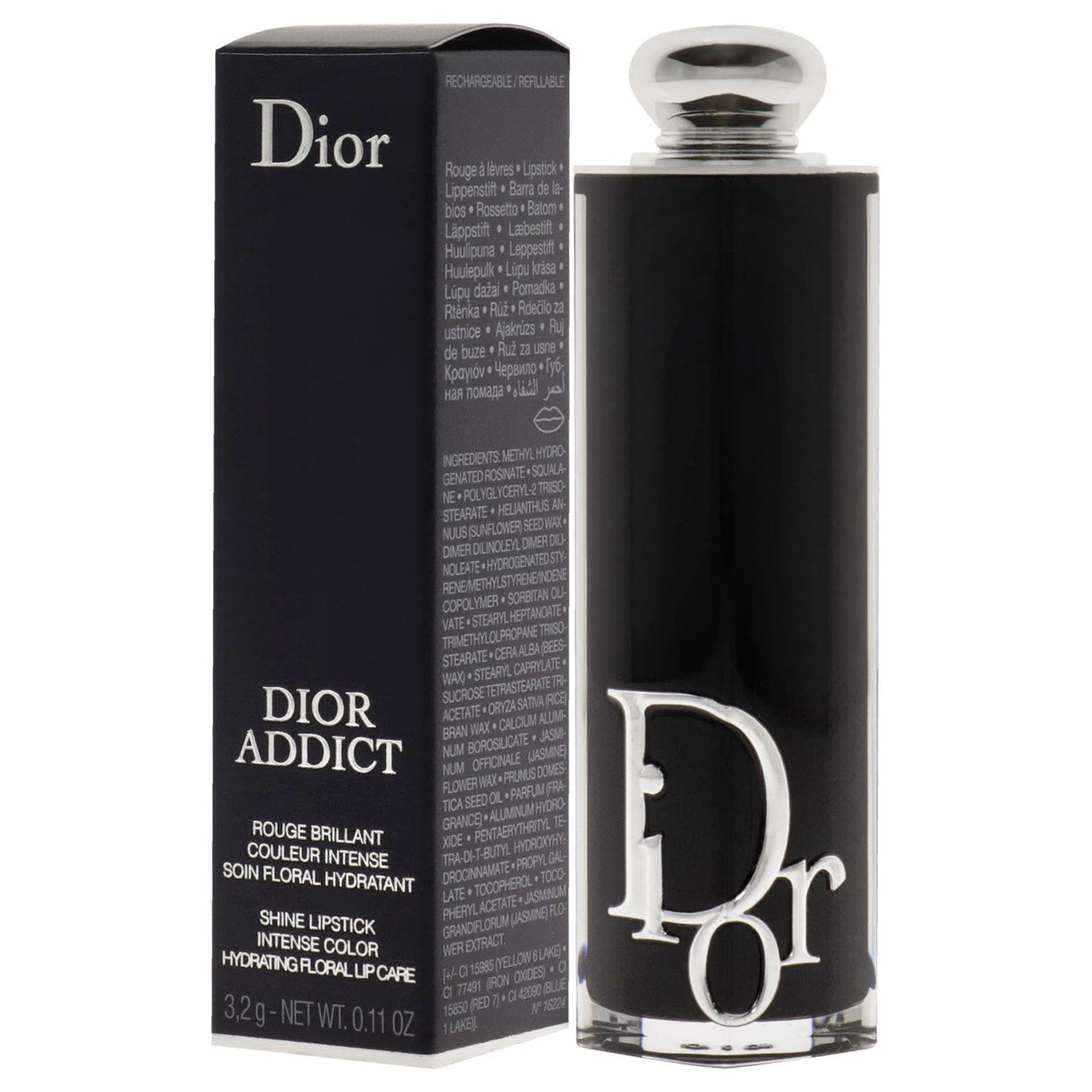 Dior Christian Addict Hydrating Shine Lipstick - 8 Lipstick (Refillable) Women 0.11 oz