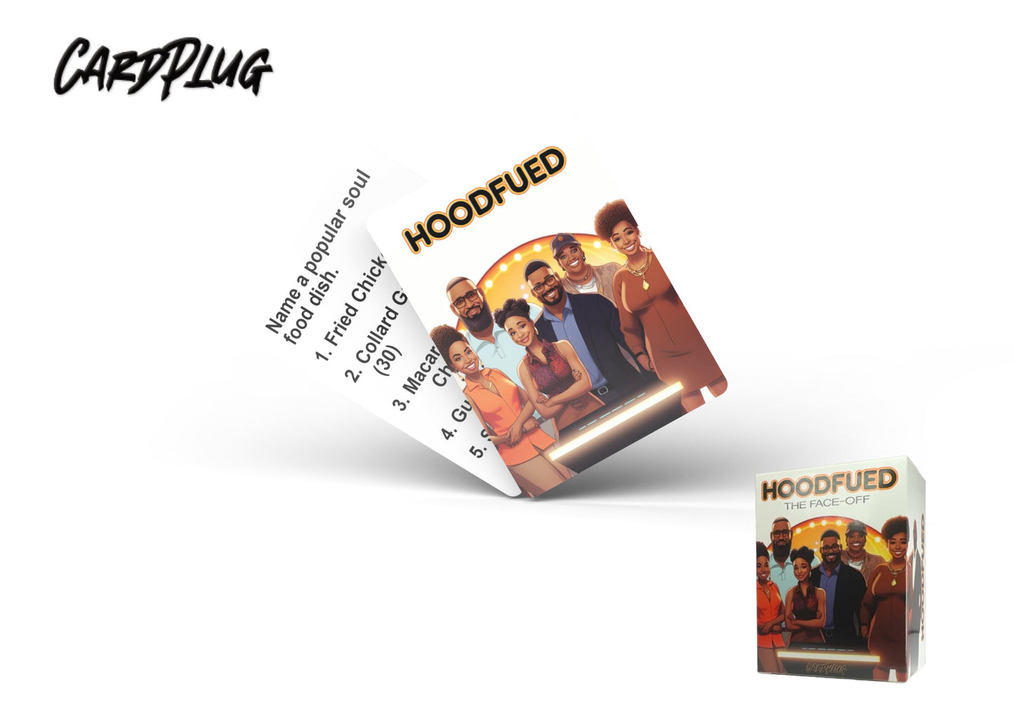 HoodFued : The Ultimate Family Trivia Card Game - A Culture-Centric Game That Brings Friends and Family Together for Fun and Knowledge and More Fun Than The Hood Charades Game for Family or Tabu