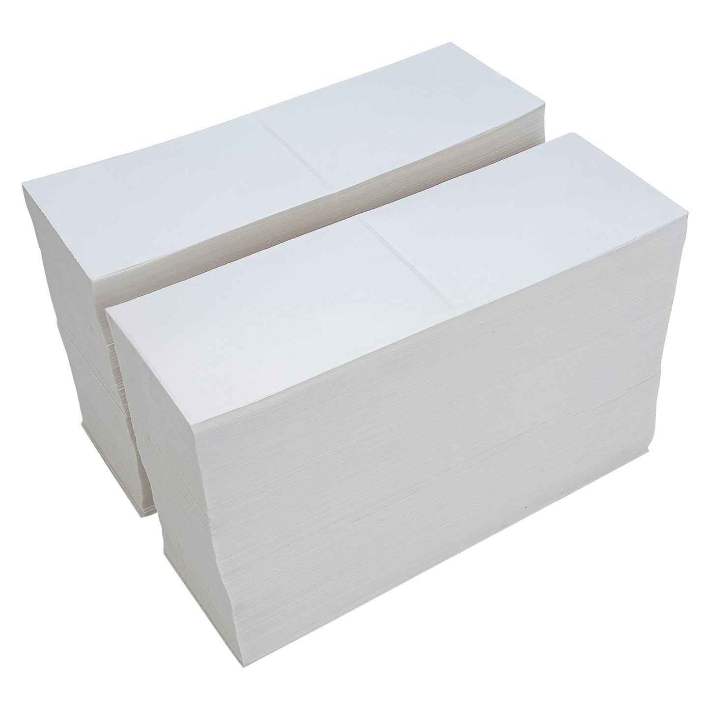 L LIKED 6000 4x6 Thermal Shipping Labels Fanfold, Direct Thermal Printer Labels Compatible with Zebra Rollo - Perforated Strong Adhesive