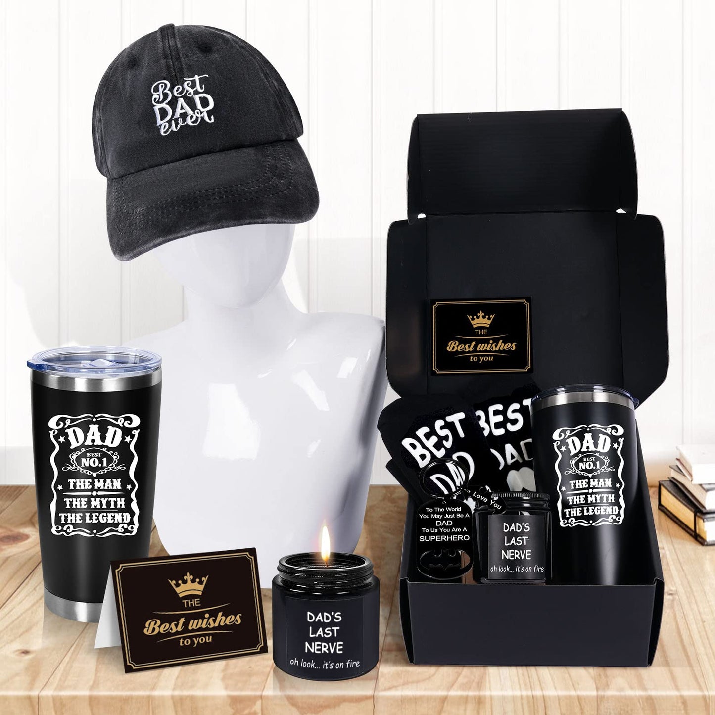 AYGE Dad Gifts Set: 6 Funny Gifts for Dads on Special Occasions - Father's Day, Birthday & More
