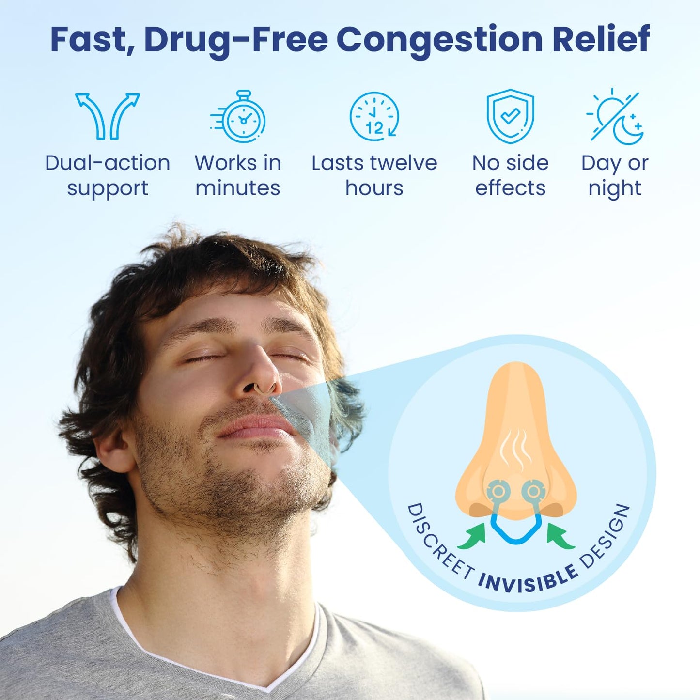 Vapor Soothers by Scenttech, Snore Reducing- Anti Snoring Aid, Nasal Dilators for Breathing, Instant Nasal Congestion Relief, Nighttime Lavender, 14 Count, Drug-Free