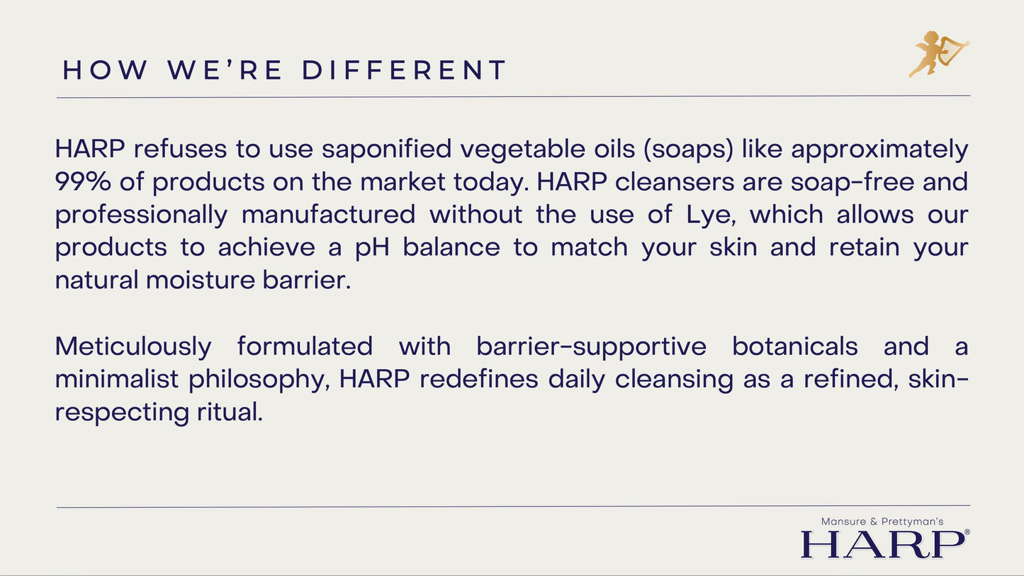 HARP Anti-Aging Body Wash Bar With Retinol + Niacinamide, Vitamin E, Hyaluronic Acid. 100% Syndet Base. Soap/Lye-Free and FRAGRA