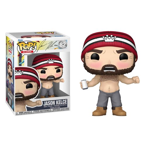 Funko Jason Kelce (Shirtless) POP with Protector