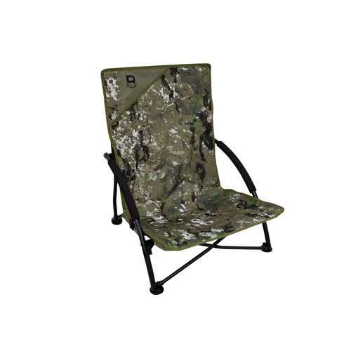 Barronett Ground Gobbler Low Profile Hunting Chair and Allen Shooting Stick - Versatile 300lb Capacity and Adjustable Height Hunting Accessories