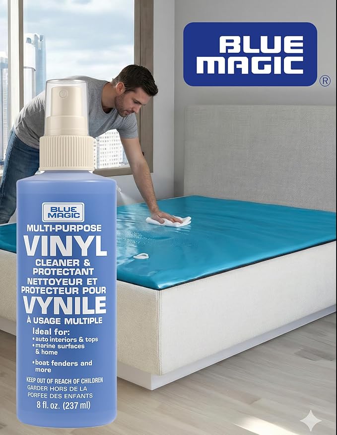 Blue Magic Waterbed Maintenance Kit – Includes All-Purpose Waterbed Treatment and Multi-Purpose Vinyl Cleaner