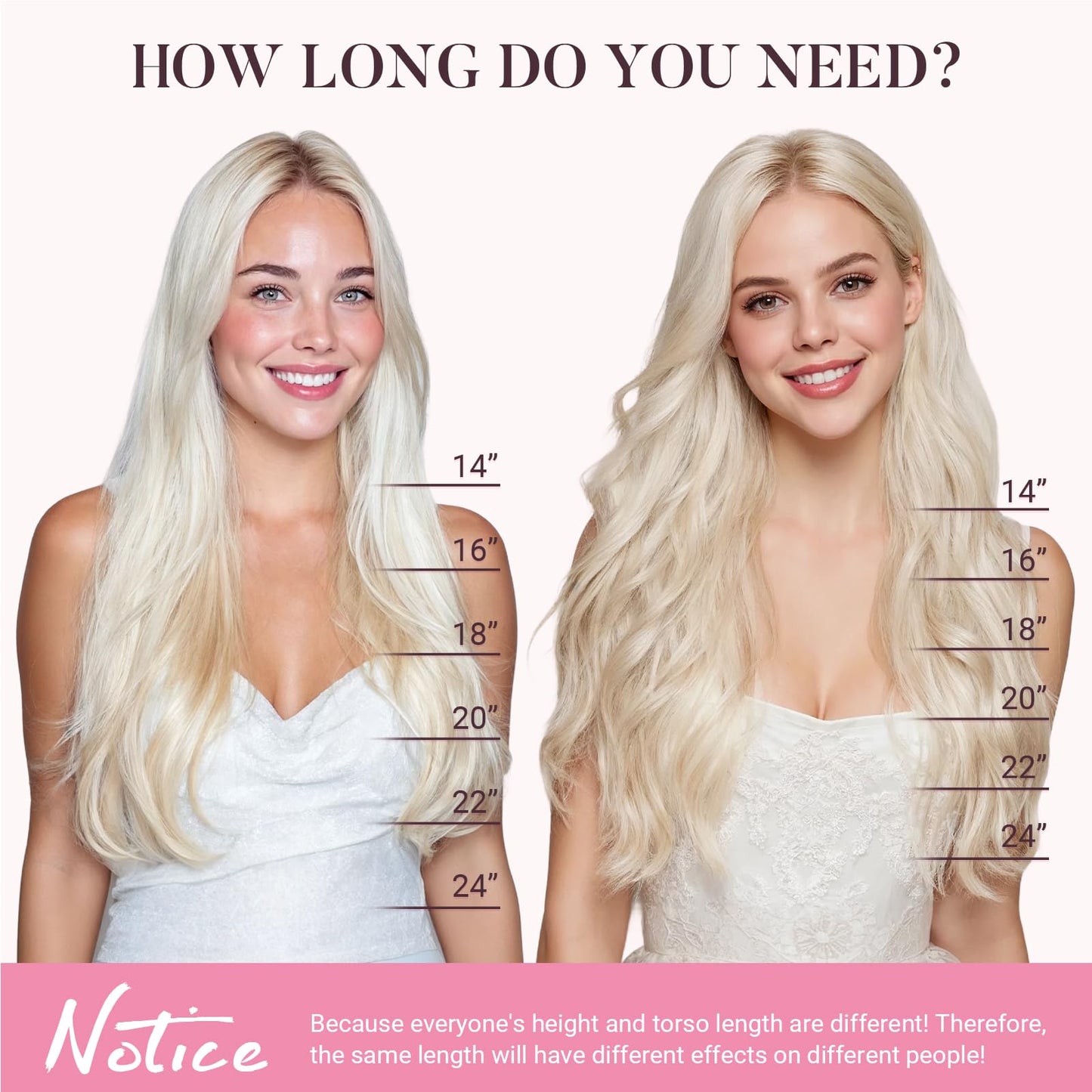 Human Hair Clip in Extensions, 7 pcs Ash Blonde Highlighted Platinum Blonde 120g 24 Inch, MAXITA Long Real Hair Extensions Clip