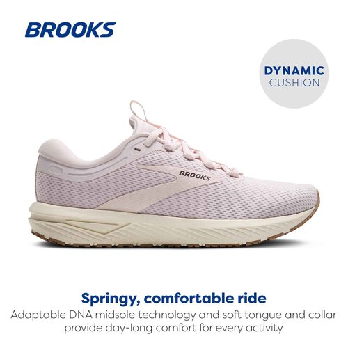 Brooks Women’s Revel 7 Neutral Running Shoe - Orchid Ice/Thistle/Portabella - 10 Medium