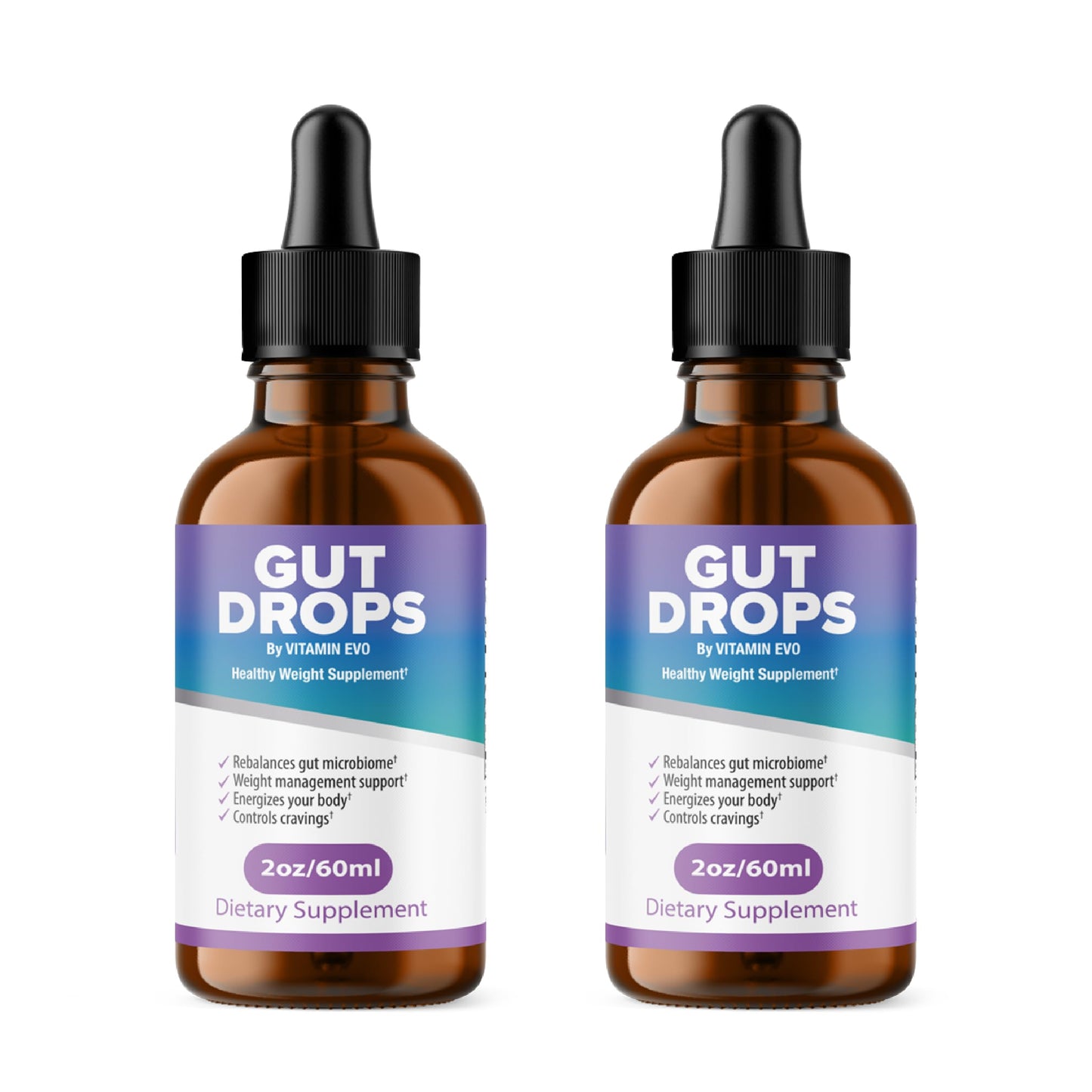 (2 Pack) Gut Drops - Official Gutdrop Supplement Premium Formula, Gutdrops All Natural Liquid Support Advanced Gut Health Promote a Healthy Biome Reviews, Gutdrops Healthy Gut Support, 2 Month Supply