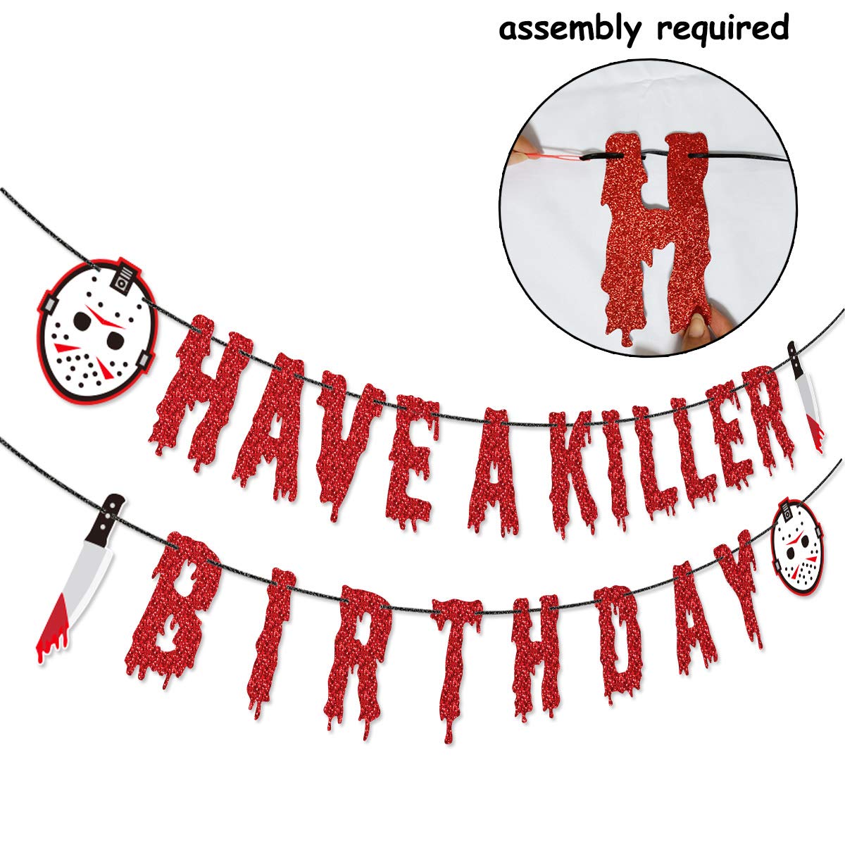 Have a Killer Birthday Banner for Scary Movie Birthday Party Halloween Horror Themed Birthday Party Decorations
