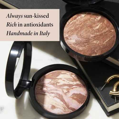 Baked Bronze-N-Brighten, Fair + Blush-n-Brighten, Pink Buttercream + Dual-Ended Blush & Bronzer Brush