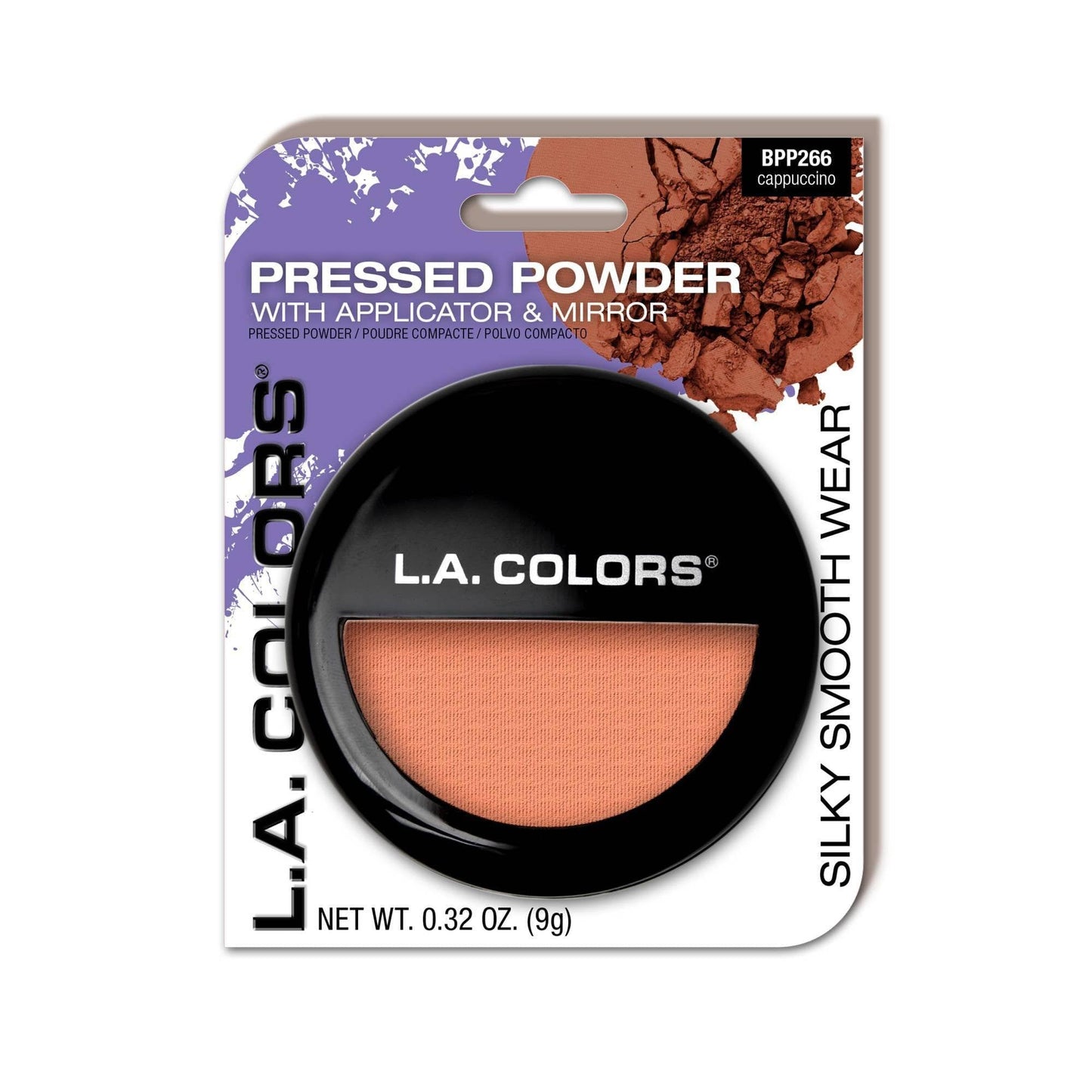 L.A. COLORS Pressed Powder (carded), Cappuccino CBPP266A