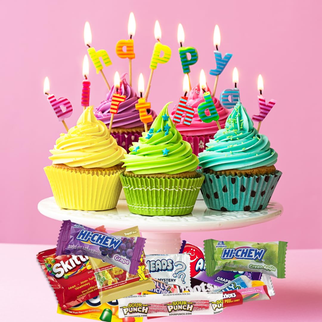 CANDYMAN Assorted Candy Variety Pack 2lbs of Pinata Stuffers, Bulk Candy for Party Favors Goodie Bags for Birthday Party, Candies in Bulk Individually Wrapped
