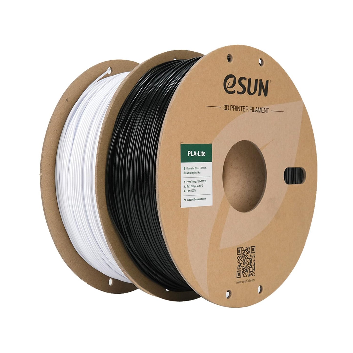 eSUN PLA Filament 1.75mm, 3D Printing PLA Lite Filament 1.75mm Dimensional Accuracy +/- 0.03mm, 2KG 3D Printer Filament, 1kg per