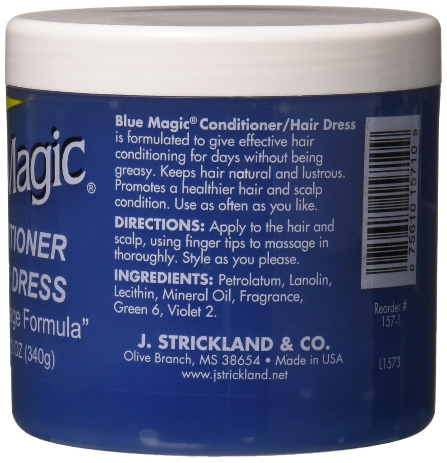 Blue Magic Conditioner Hair Dress, The Original, 12oz
