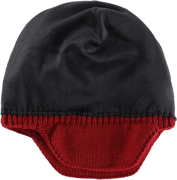 Home Prefer Mens Winter Hat Knit Earflap Hat Stocking Caps with Ears Beanie Hat