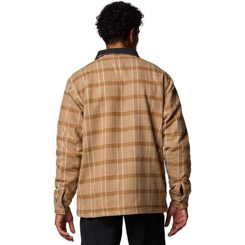 Columbia Men's Pitchstone Heavyweight Shirt Jacket, Delta/Black, Medium