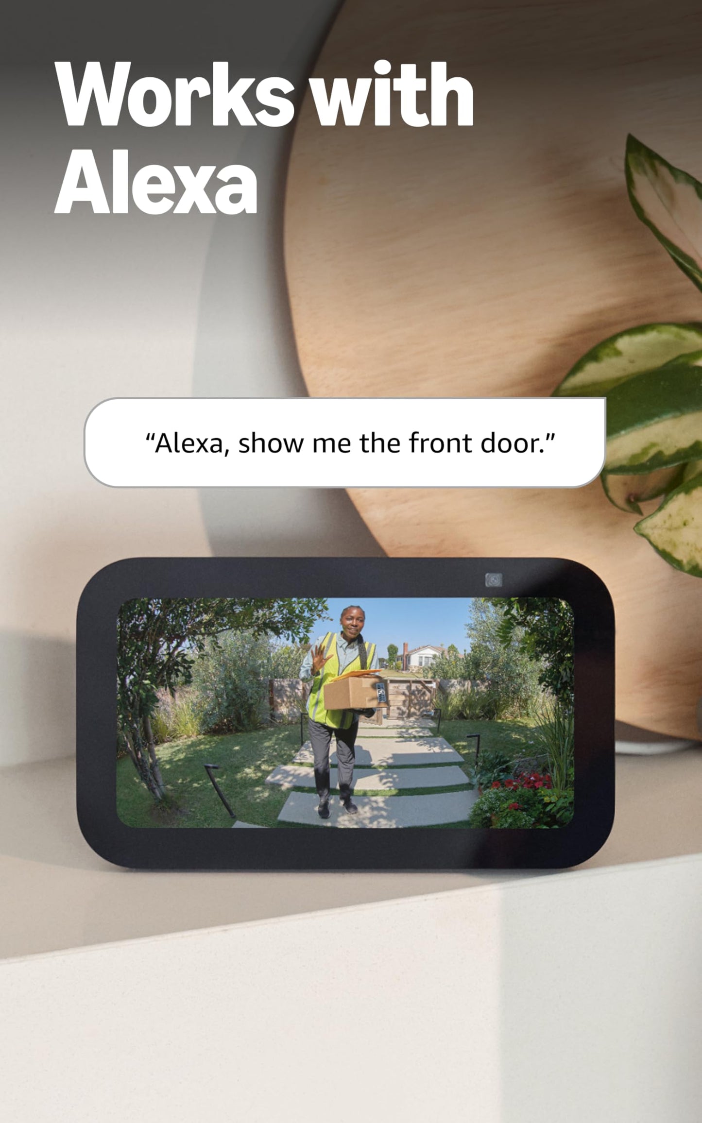 Like-New Ring Wired Doorbell Plus - Upgraded, with added security features and a sleek design (existing doorbell wiring required)